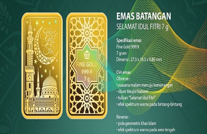 Antam Hadirkan Emas Edisi Lebaran Untuk THR Kabarsiger