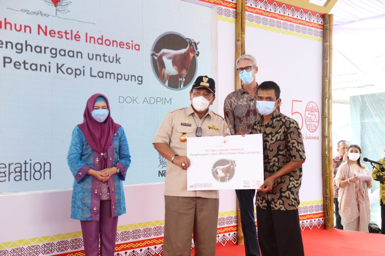 Petani Kopi Binaan Nestle Didorong Budidaya Kambing Saburai