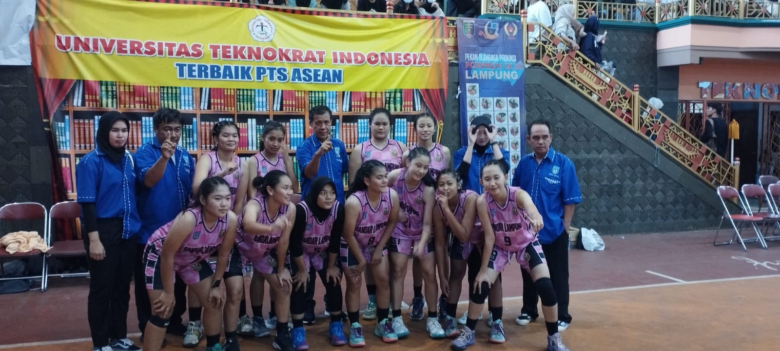 Tim Basket Putri Bandar Lampung Sumbang Medali Emas Pada Porprov IX