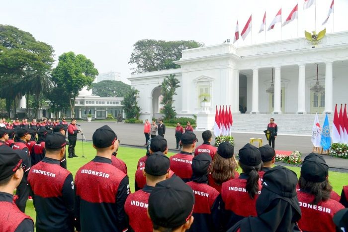 Presiden Jokowi Targetkan Kontingen Indonesia Dulang 69 Emas Lebih Di