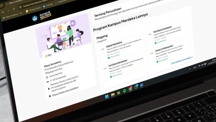 Alur Pendaftaran Magang Dan Studi Independen Maxy Academy Di Platform