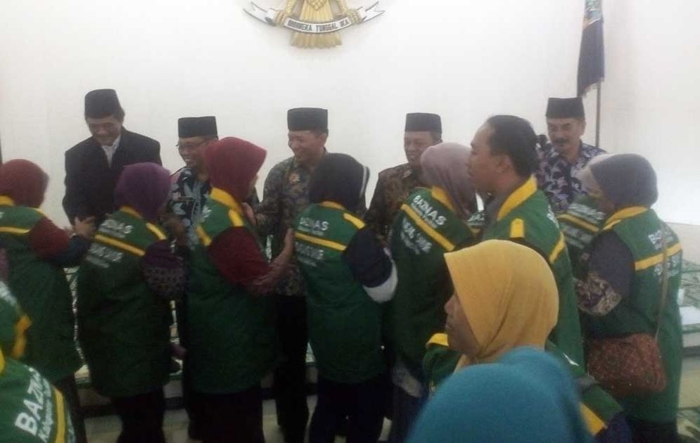 Istighozah dan pentasarufan dana Baznas di Pendopo Kabupaten Pacitan Kamis (22/02/2018)