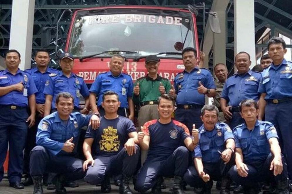 Pasukan pemadam kebakaran Pacitan