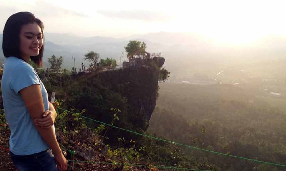 Elis Siana, pemudik asal Tangerang di Sentono Gentong