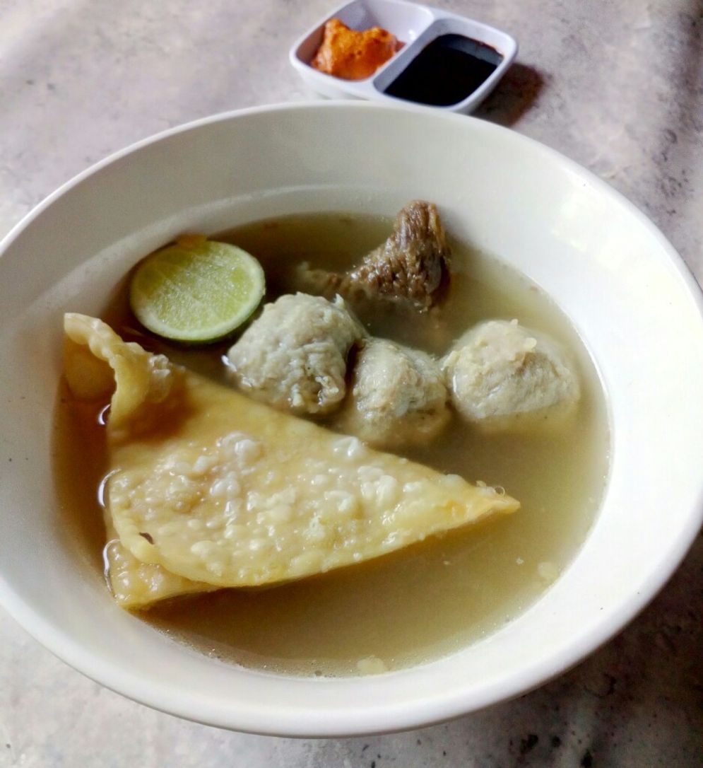 Bakso dan mie ayam rasa baru di Warung Bakso Mas Cingkrank