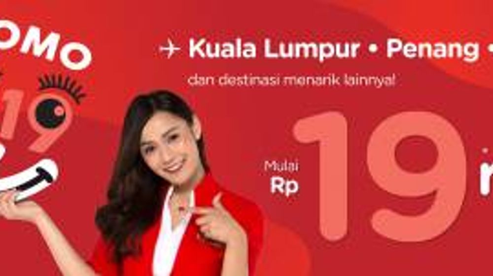 AirAsia Berikan Promo Tiket Penerbangan Mulai Rp 19.000