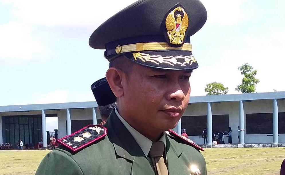 Dandim 0801 Letnan Kolonel (Kav) Aristoteles Hengkeng Nusa Lawitang