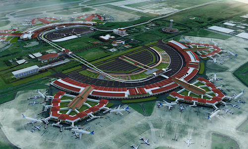 <p>Birdeye bandara internasional Soekarno-Hatta. / Dok. Angkasa Pura II</p>