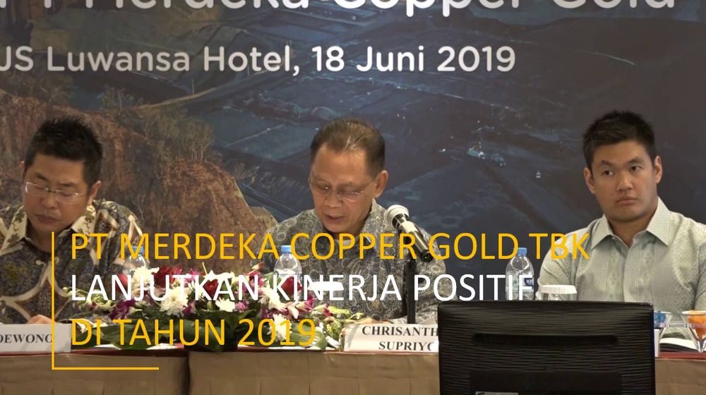 Merdeka Copper Gold Optimis Jadi Tambang Modern di Indonesia