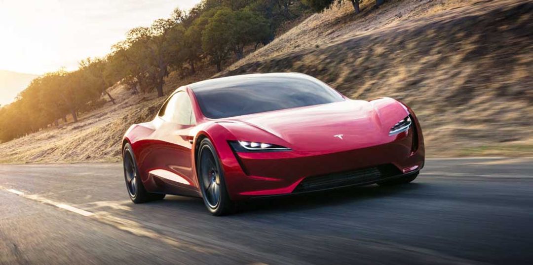 <p>Tesla Roadster</p>
