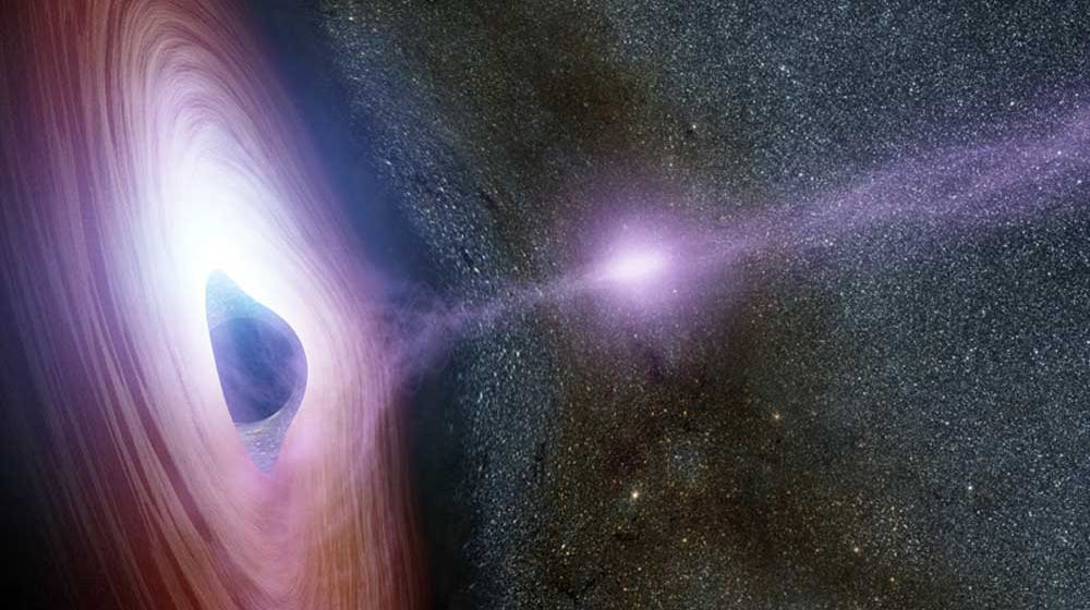 <p>Gambaran black hole supermasih galaksi Bima Sakti/NASA</p>
