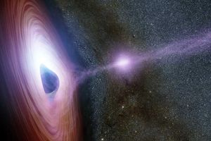 <p>Gambaran black hole supermasih galaksi Bima Sakti/NASA</p>
