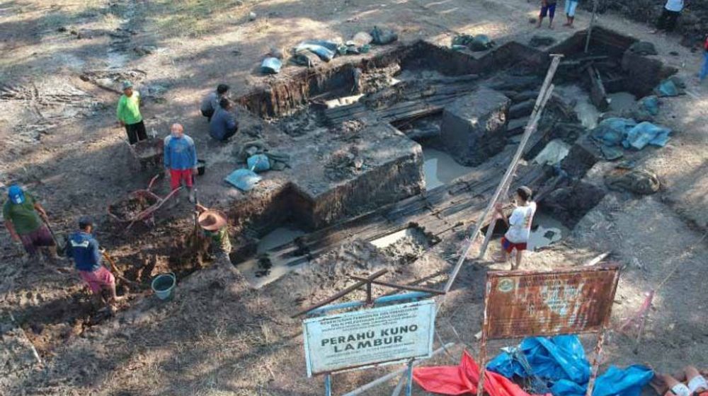Perahu Kuno Ditemukan di Jambi, Diduga dari Masa Kerajaan Sriwijaya