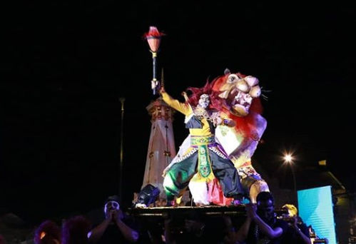 Salah satu peserta Wayang Jogja Night Carnival 2019