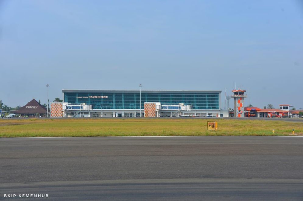 Bandara Radin Inten II Lampung Selatan, Provinsi Lampung.
