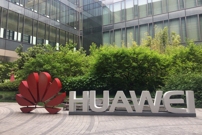 Markas Huawei di Hangzhou, China.