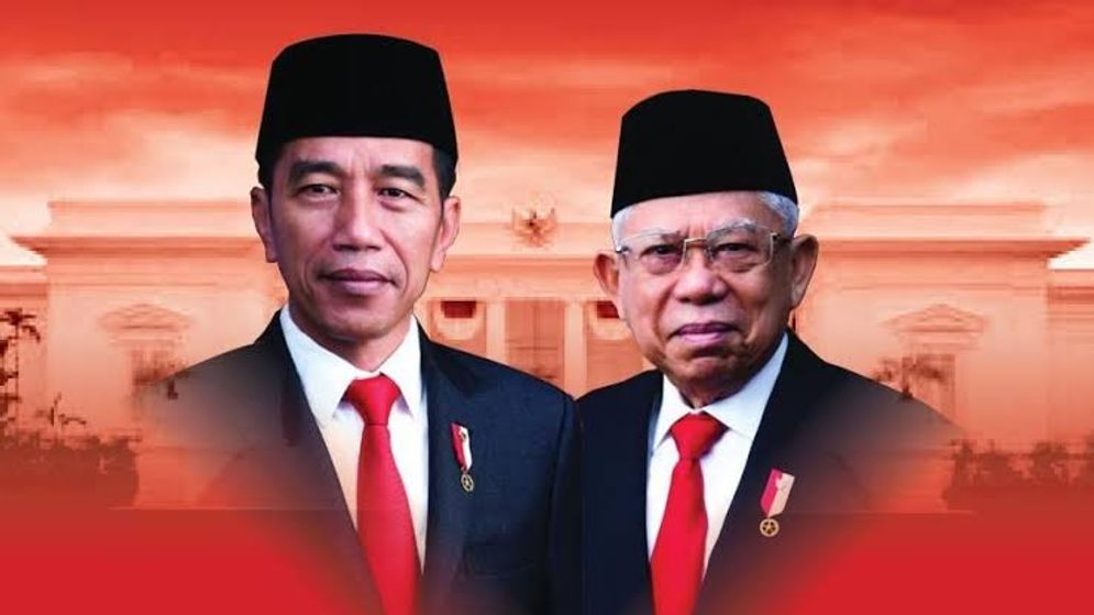 Presiden dan wakil presiden, Joko Widodo dan Ma'ruf Amin.