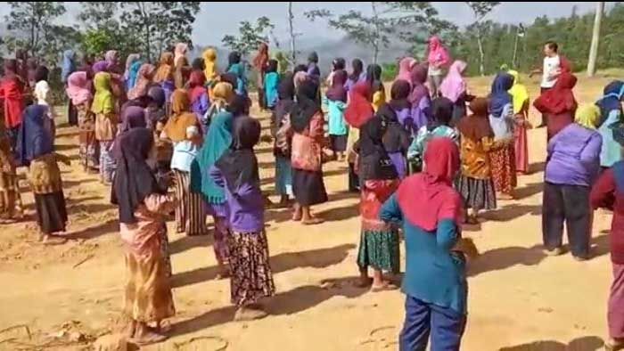 Senam yang dilaksanakan Posyandu Lansia