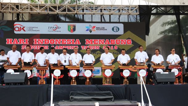 Pencanangan Hari Indonesia Menabung, Ini Kata Ketua OJK Lampung