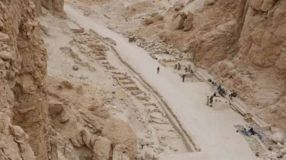 <p>Penggalian di  Lembah Monyet/Kementerian Arkeologi Mesir</p>
