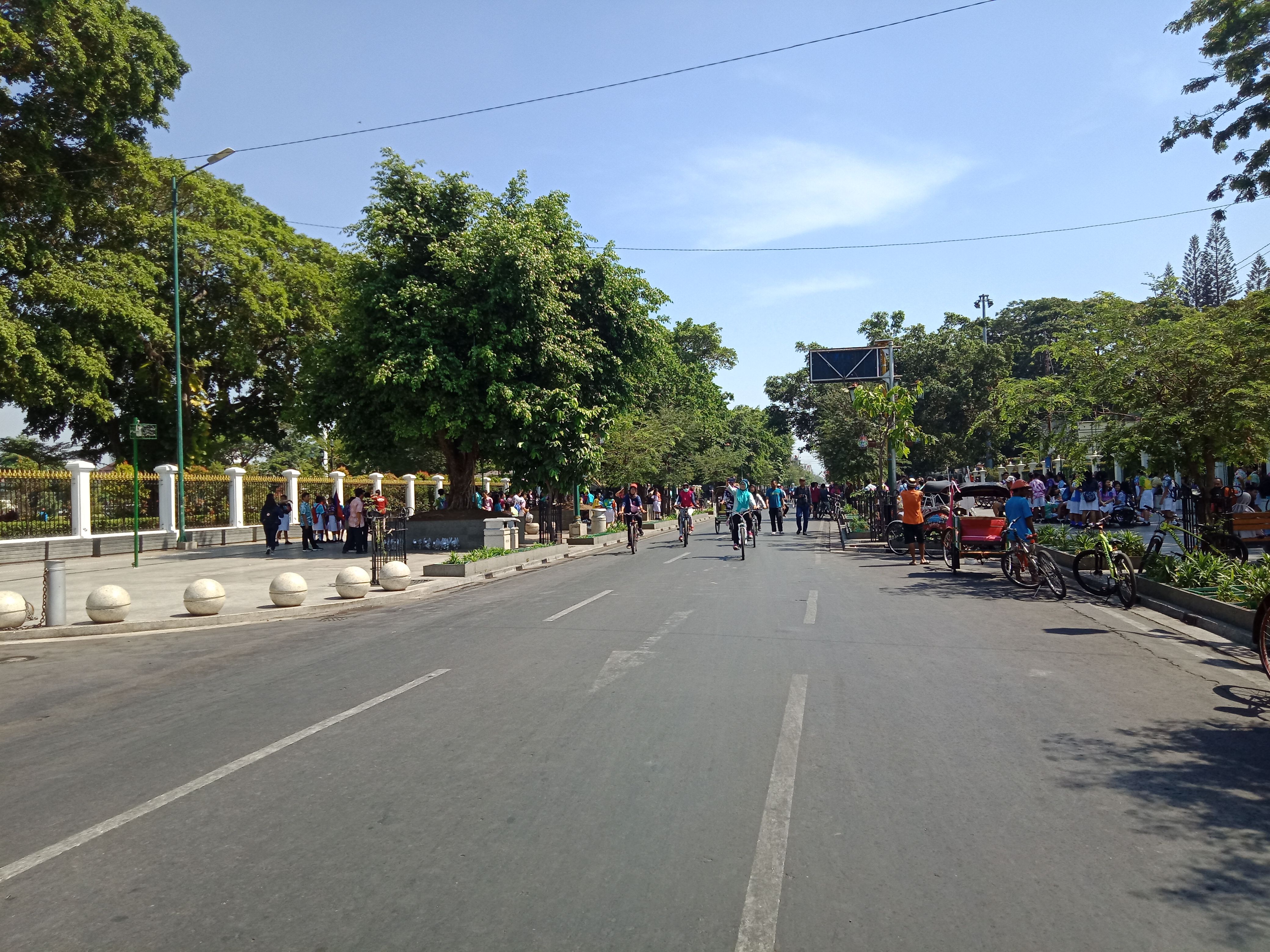 Uji coba Malioboro bebas kendaraan.