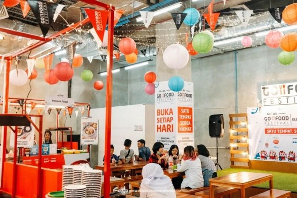 Suasana GoFood Festival BEC