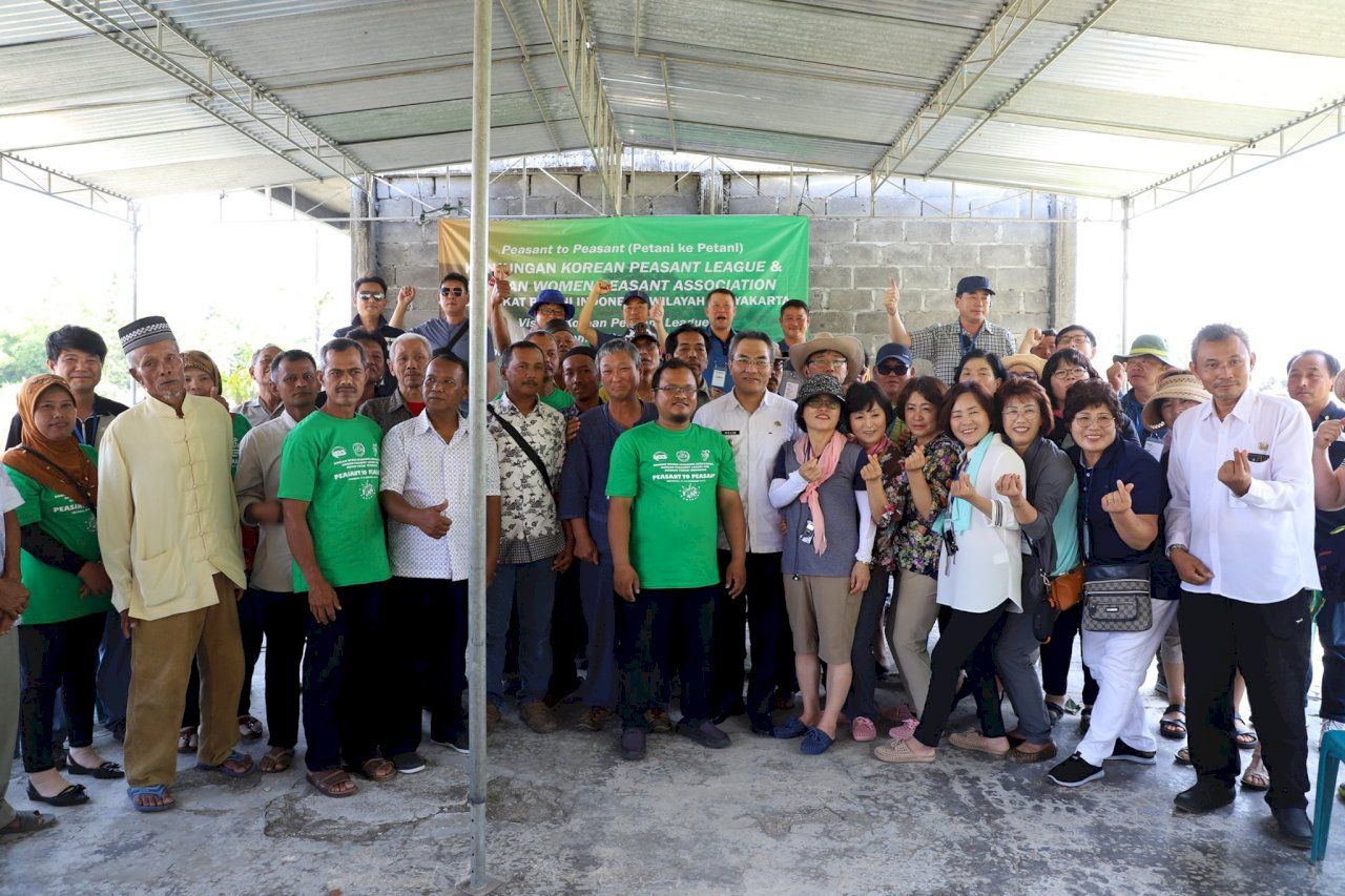 Kunjungan petani korea di Kabupaten Bantul