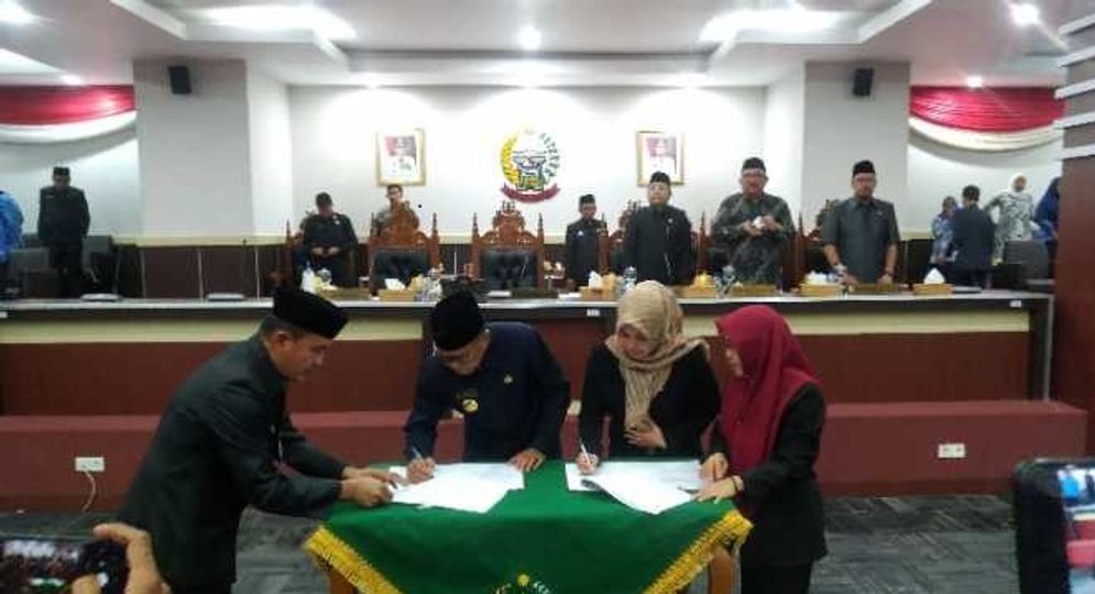 Penandatanganan Nota Kesepakatan APBD Sulsel 2020