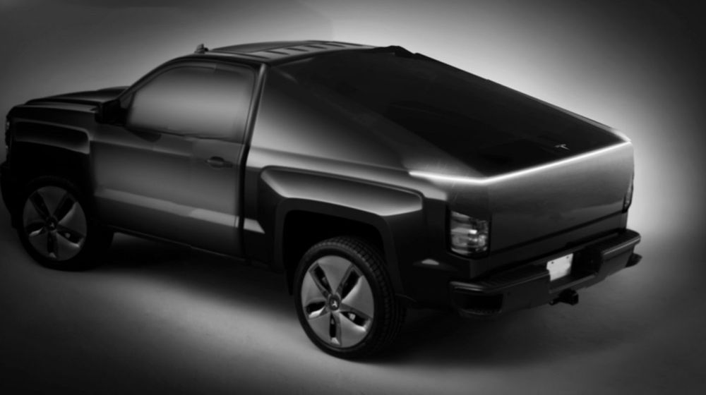 Konsep Truk Cyberpunk Tesla