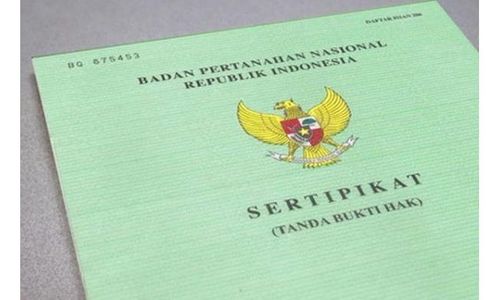 sertipikat tanah