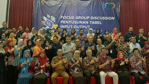 Dorong Pembangunan Ekonomi Inklusif, BPS Susun Tabel Input Output Provinsi Lampung-kabarsiger