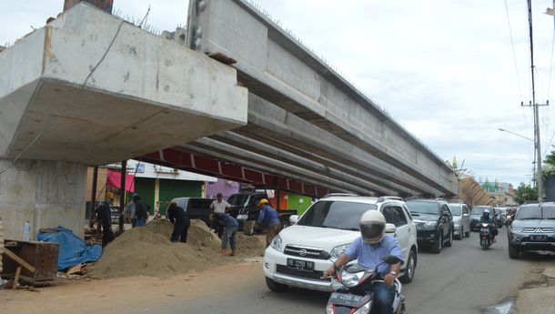 90 Persen Rampung Fly Over RA Basyid Diresmikan Akhir Tahun