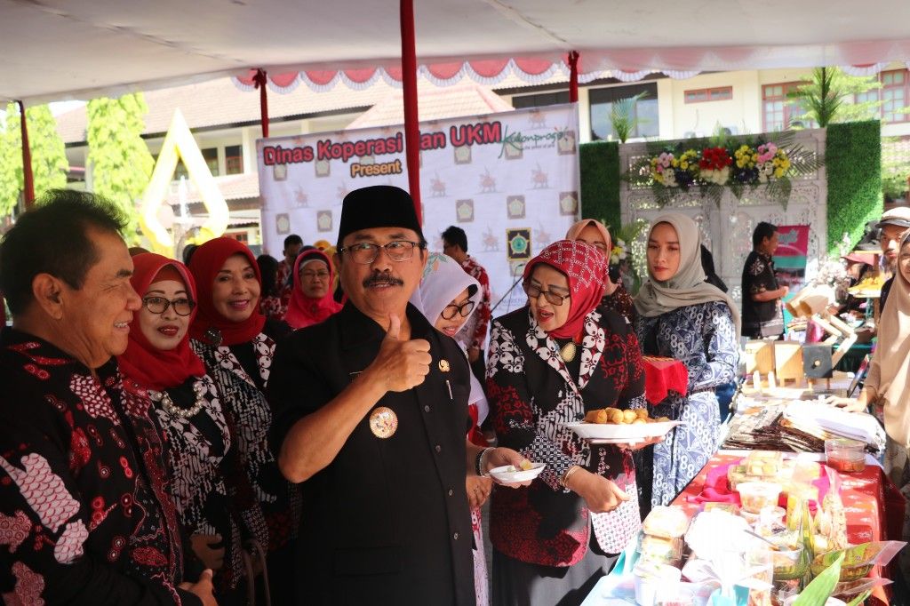 Produk UKM Kulon Progo saat acara Gebyar UKM Gumregah