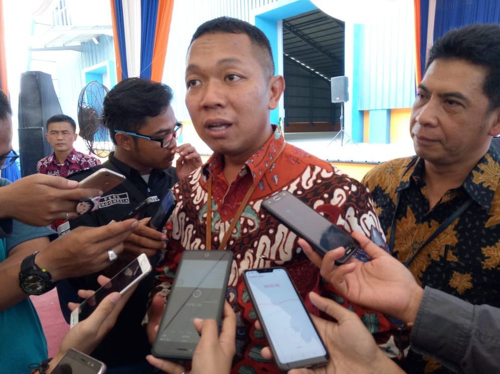 General Manager IPC Panjang, Drajat Sulistyo selepas peresmian aplikasi MOS di Pelabuhan Panjang, Jumat (20/12).