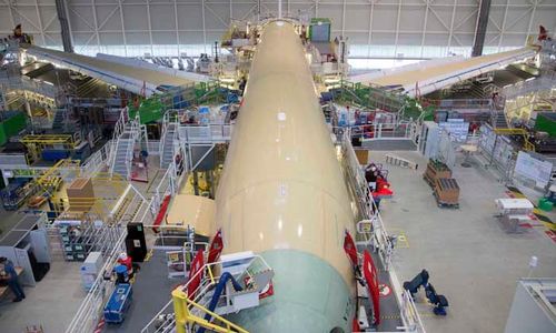 <p>Pembuatan Airbus A350 </p>
