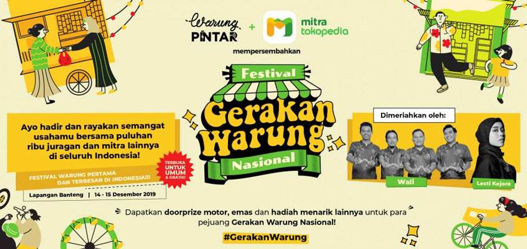 Brosur Festival Gerakan Warung Nasional Tokopedia
