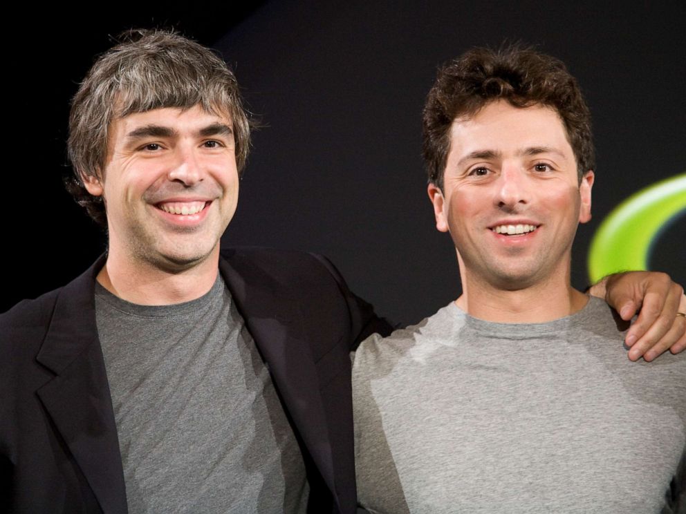 <p>Pendiri Google, Larry Page &amp; Sergei Brin</p>
