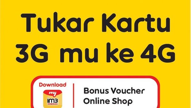 Indosat Bagi Tips Upgrade Kartu 3G ke 4G dengan Mudah