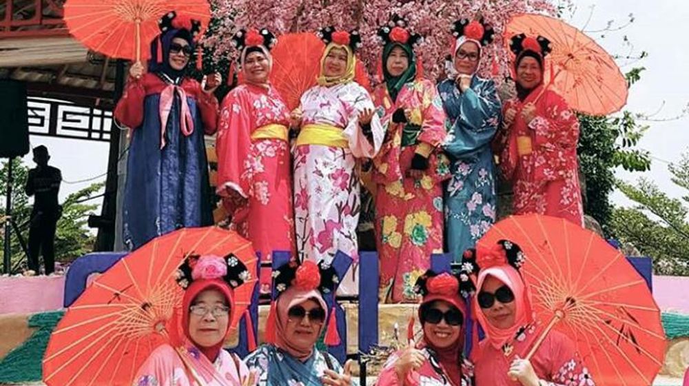 Rekreasi wisata Bukit Sakura Lampung