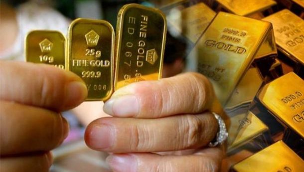 Harga Emas Antam Turun Rp 4.000 per gram
