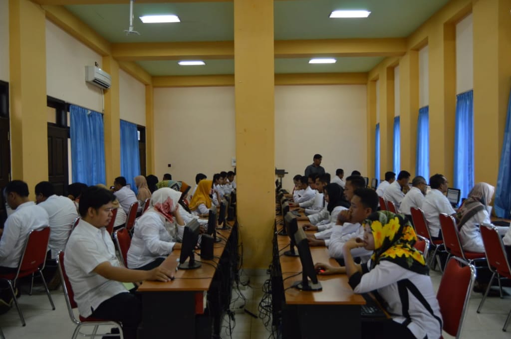 Suasana CAT Calon Anggota Panitia Pengawas Kecamatan Pilkada 2020