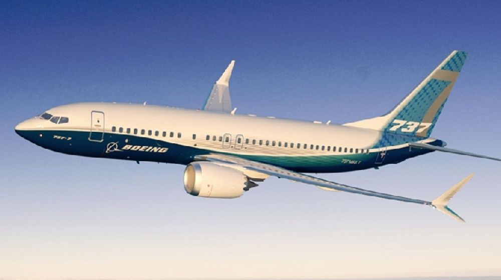 Ilustrasi pesawat B737 MAX