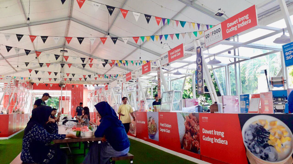 <p>Suasana Venue GoFood Festival TIS Square</p>
