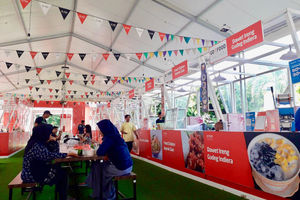 <p>Suasana Venue GoFood Festival TIS Square</p>
