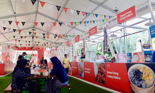 <p>Suasana Venue GoFood Festival TIS Square</p>
