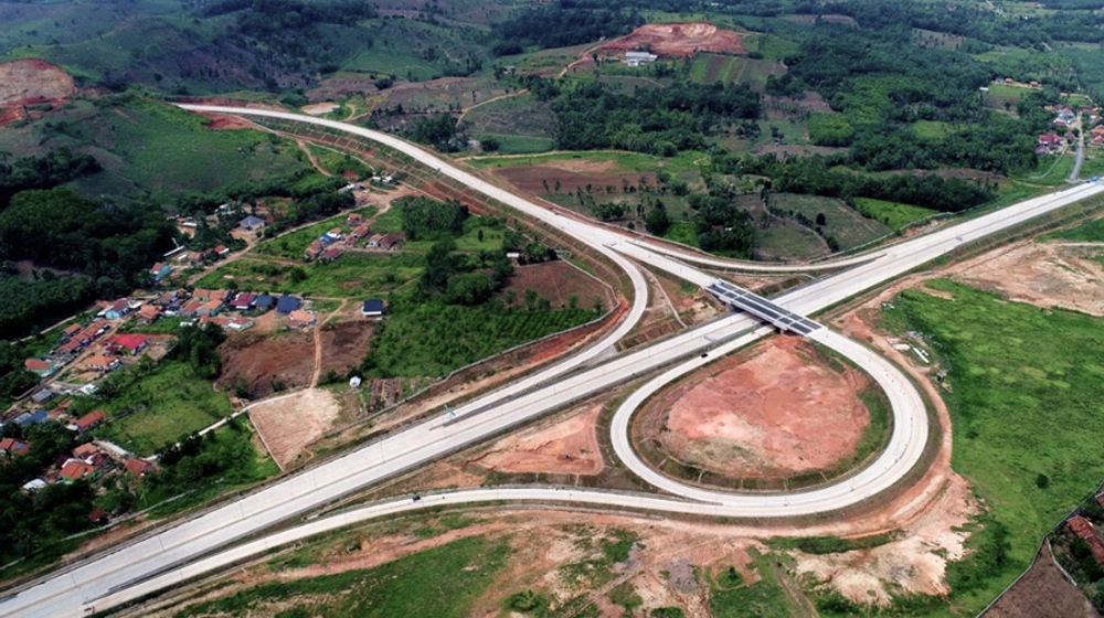 Ilustrasi infrastruktur jalan tol Trans Sumatra