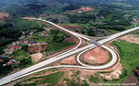 Ilustrasi infrastruktur jalan tol Trans Sumatra