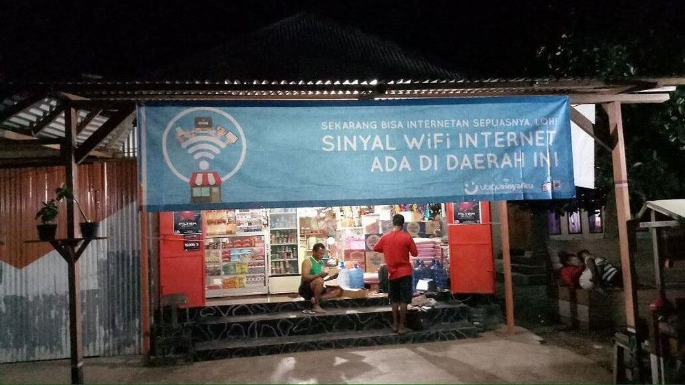 Ubiqu Sinyalku Buat Warung di Namrole, Maluku, Bisa Jualan Internet