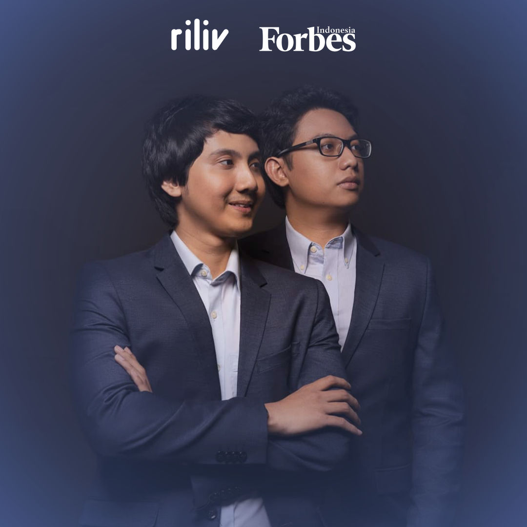 Co-founder sekaligus CEO Riliv Audrey Maximilian Herli (kanan) bersama co-founder Audrey Christopher Herli.