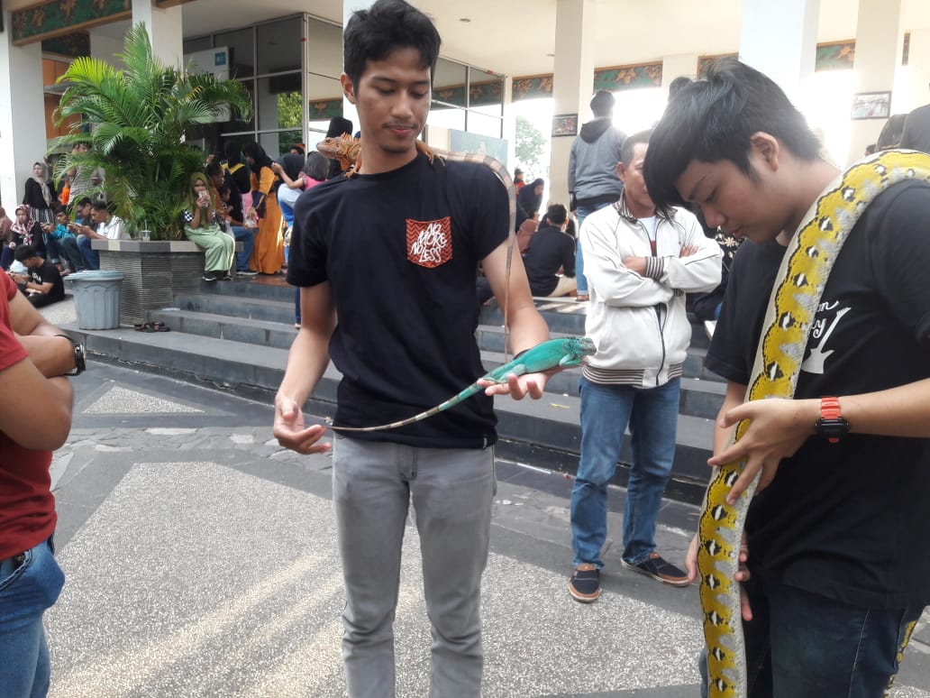 Pengurus B-ReAL saat berada di Siring Menara Pandang, Minggu (23/2/2020)